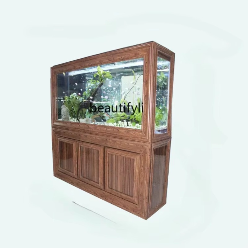 Live Fish Aquarium - Acquario cinese Grande soggiorno Acquario Cambio