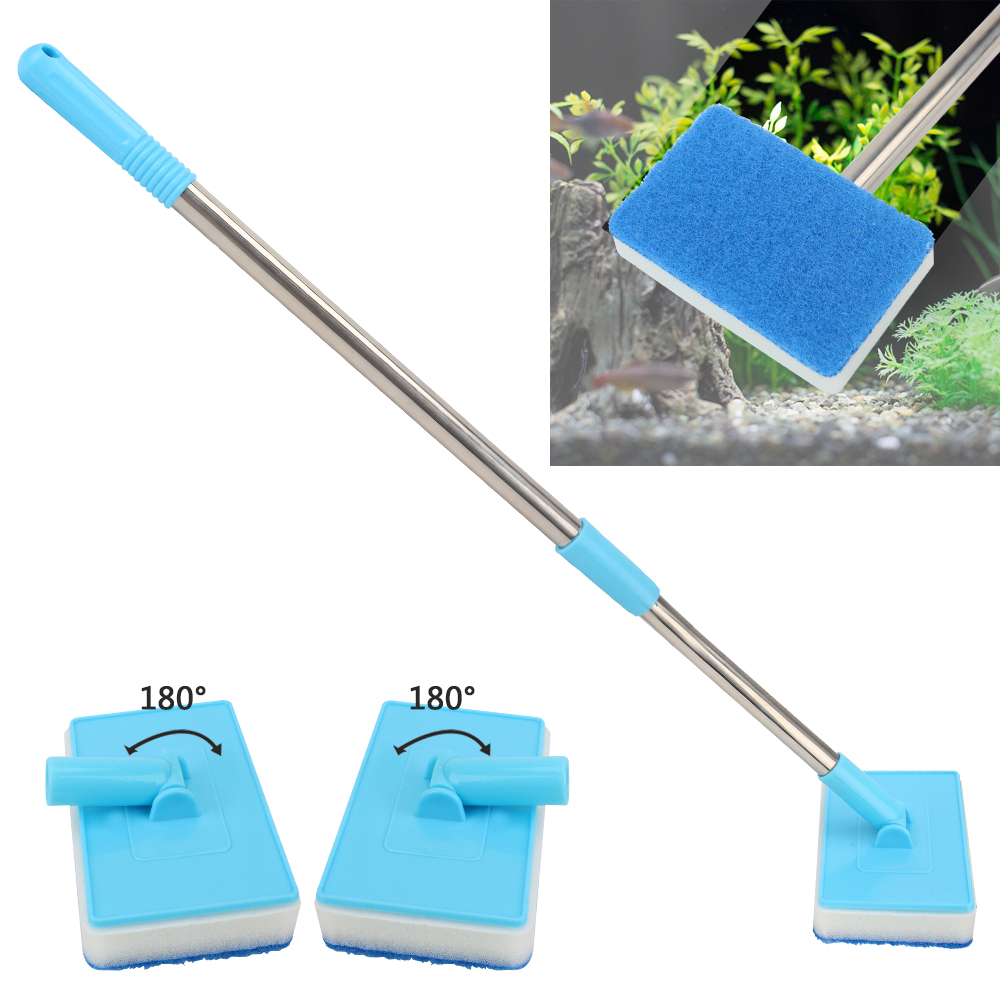 Aquarium Fish Long - Cleaner Scrubber Spazzola per pulizia in
