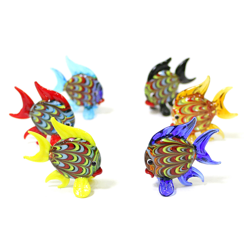 Aquarium Fish Items - Mini figurine colorate di pesci tropicali