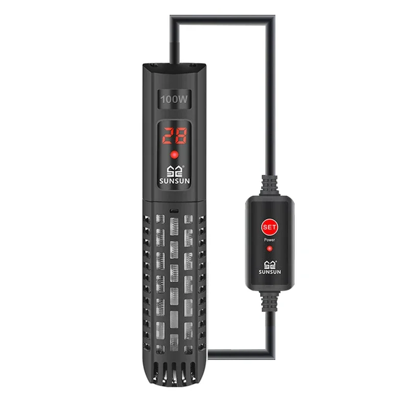 Aquarium Fish Uk - Riscaldatore automatico anti-acquario con display LCD