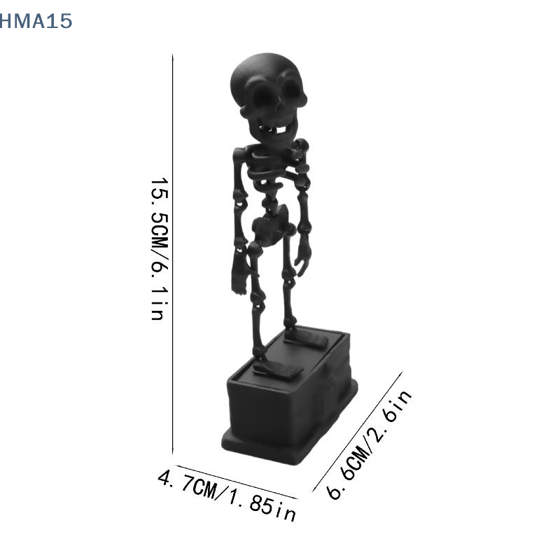 Live Fish Aquarium - 【YA】Scheletro Danzante Stampato in 3D, Ornamento