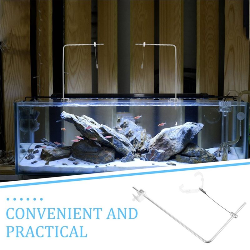 Supporto in alluminio AB41-2Pc - Aquarium Fish Light Lamp recensione e prezzo