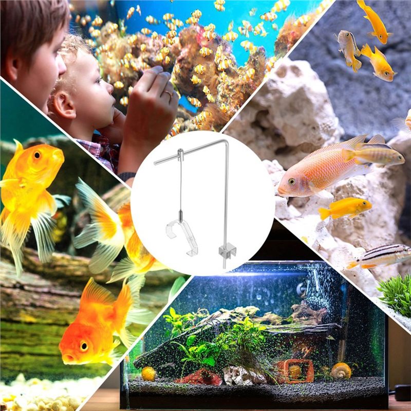 Supporto in alluminio AB41-2Pc - Aquarium Fish Light Lamp recensione e prezzo