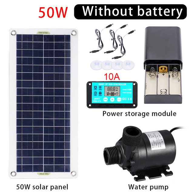 Set Pompa Solare 50W, Motore D - Aquarium Fish Items recensione e prezzo