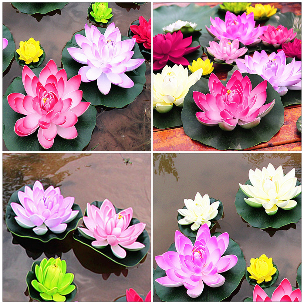 3 Pezzi di Fiori di Loto Simul - Aquarium Fish Restaurant recensione e prezzo