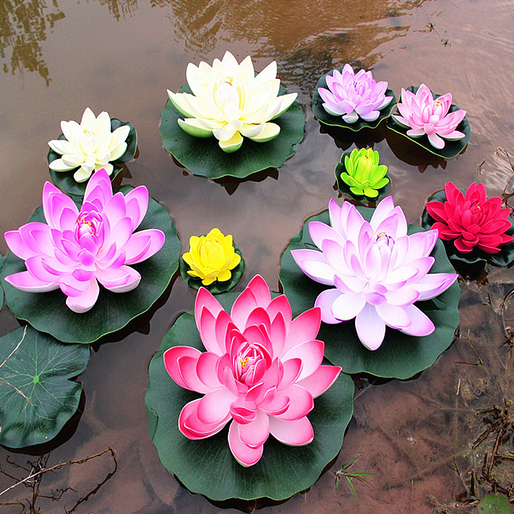 3 Pezzi di Fiori di Loto Simul - Aquarium Fish Restaurant recensione e prezzo