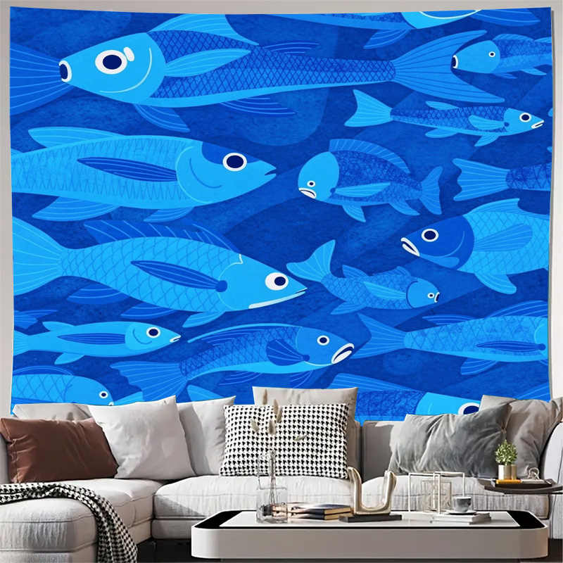 Tapestry con Motivo Nautico di - Fish Aquarium Home recensione e prezzo