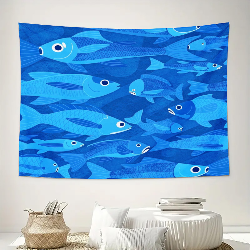 Tapestry con Motivo Nautico di - Fish Aquarium Home recensione e prezzo