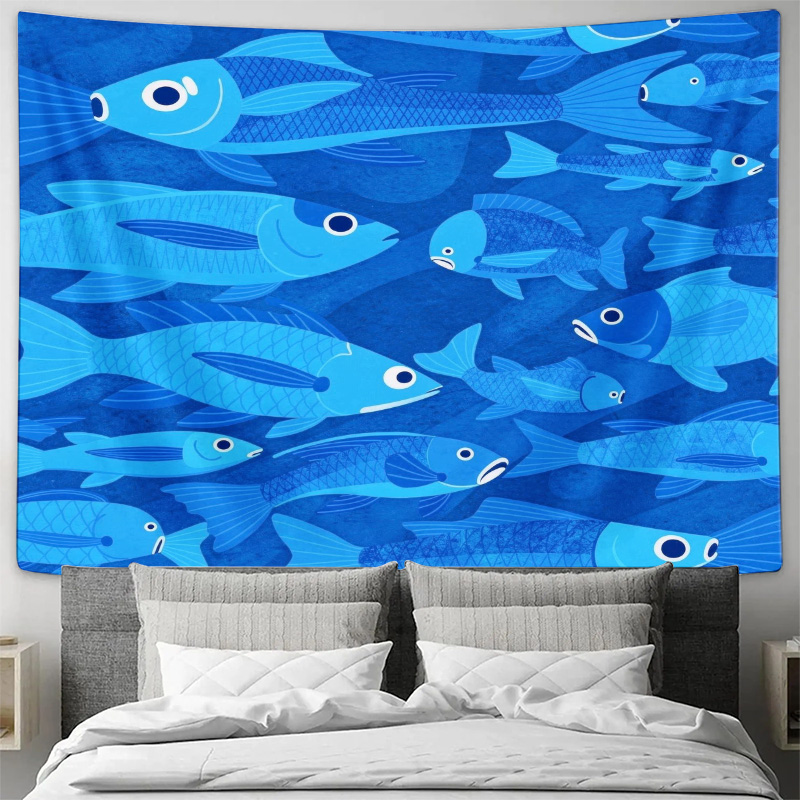 Tapestry con Motivo Nautico di - Fish Aquarium Home recensione e prezzo