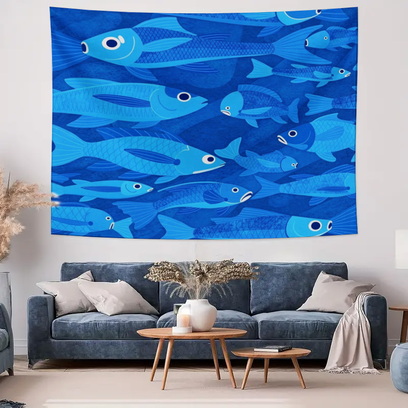 Tapestry con Motivo Nautico di - Fish Aquarium Home recensione e prezzo