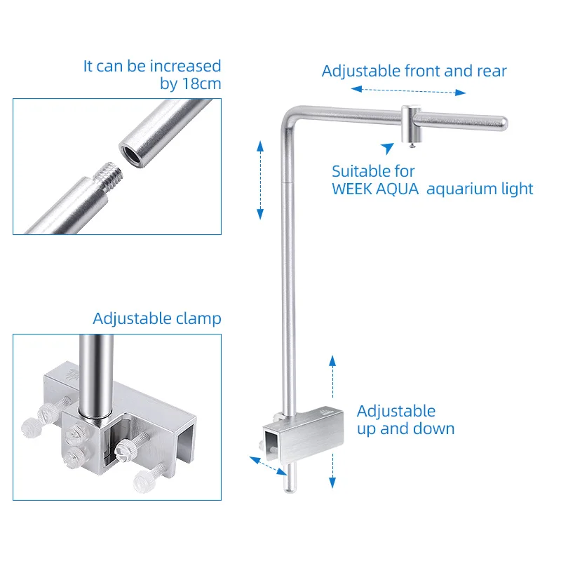 Settimana Aqua Light Stand uni - Aquarium Fish Light Lamp recensione e prezzo